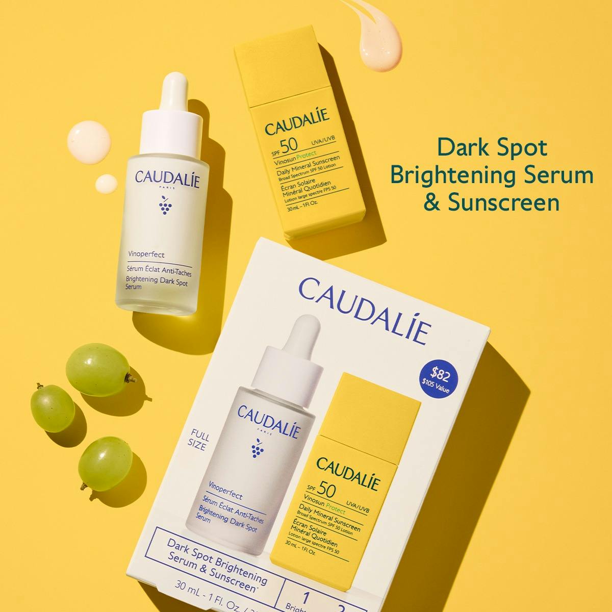 Radiance Revival Duo: Dark Spot Eraser Serum + SPF 50 Defense Set