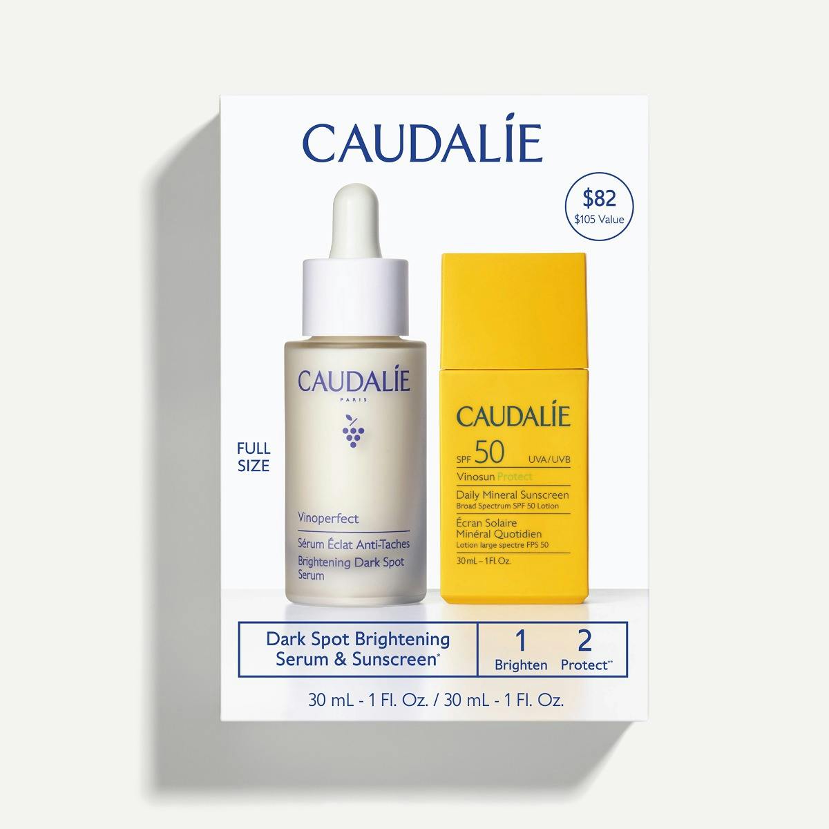 Radiance Revival Duo: Dark Spot Eraser Serum + SPF 50 Defense Set