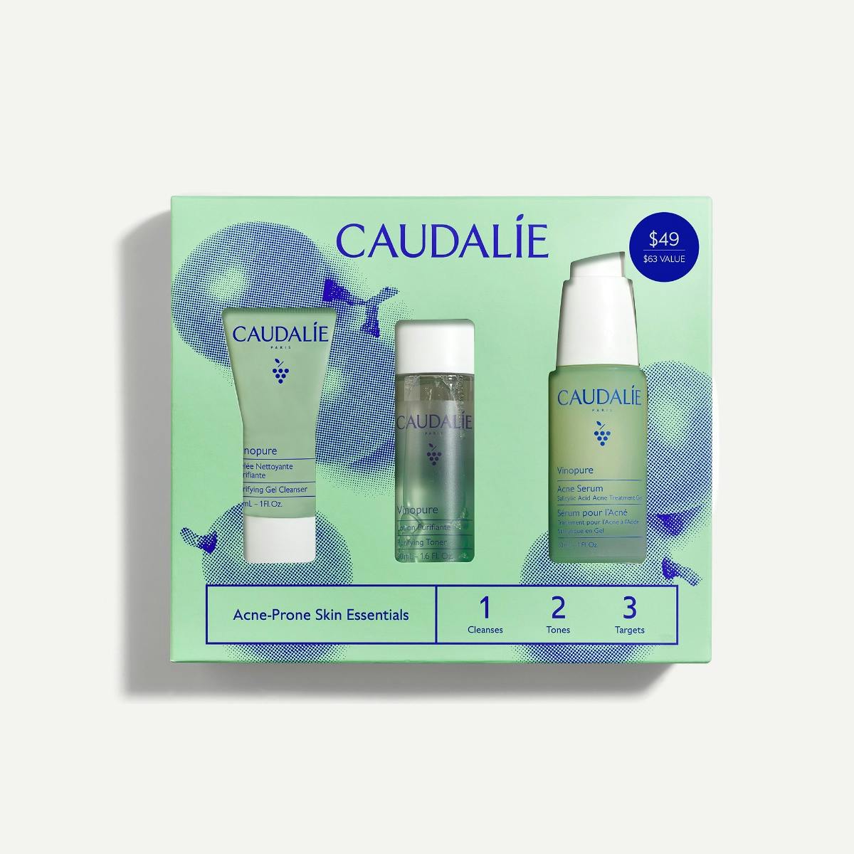 Clear Skin Complete Kit: 3-Step Acne Treatment System with Clinical Results